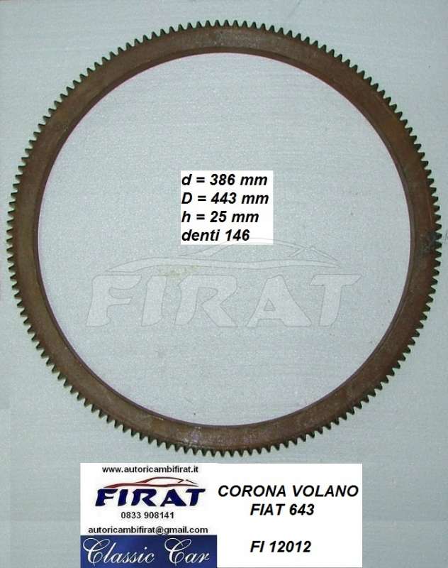 CORONA VOLANO FIAT 643 (12012)